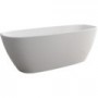 MARRISA Matte White Stone Bathtub